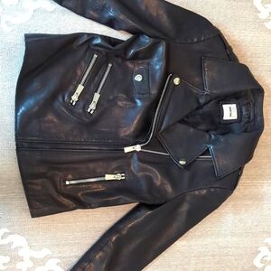 Anine Bing Black Leather Jacket (size Med)